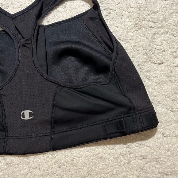 Champion Womens Front Zip Sports Bra - Picture 3 of 12